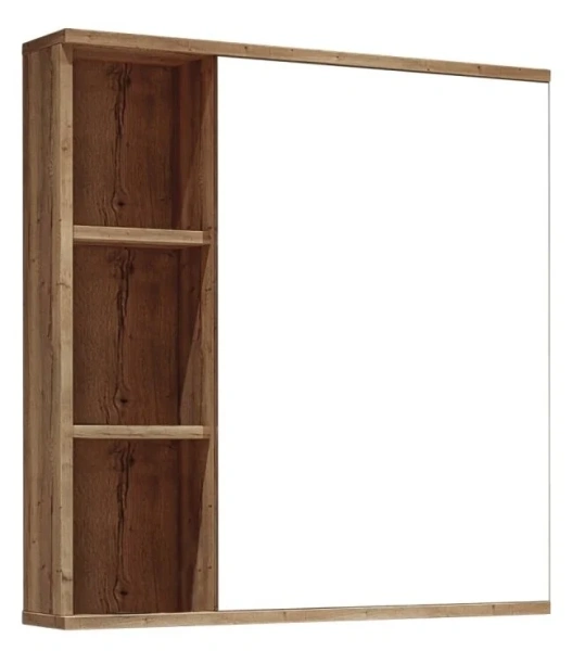 Зеркальный шкаф Grossman Форта 70 см дуб галифакс 207002 (детальная фотография)