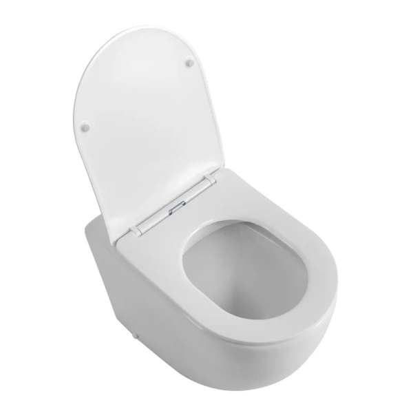 Унитаз напольный BelBagno Sfera-R белый BB2141CBR/SC (детальная фотография), современные, hi-tech, круглые