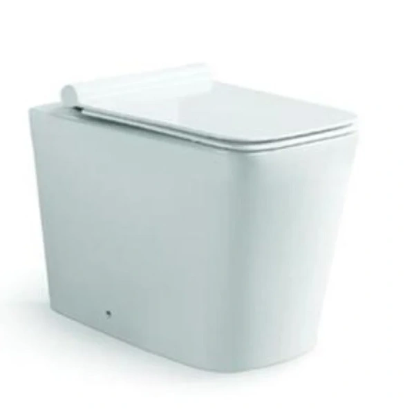 Унитаз напольный SantiLine белый SL-5021 (детальная фотография)