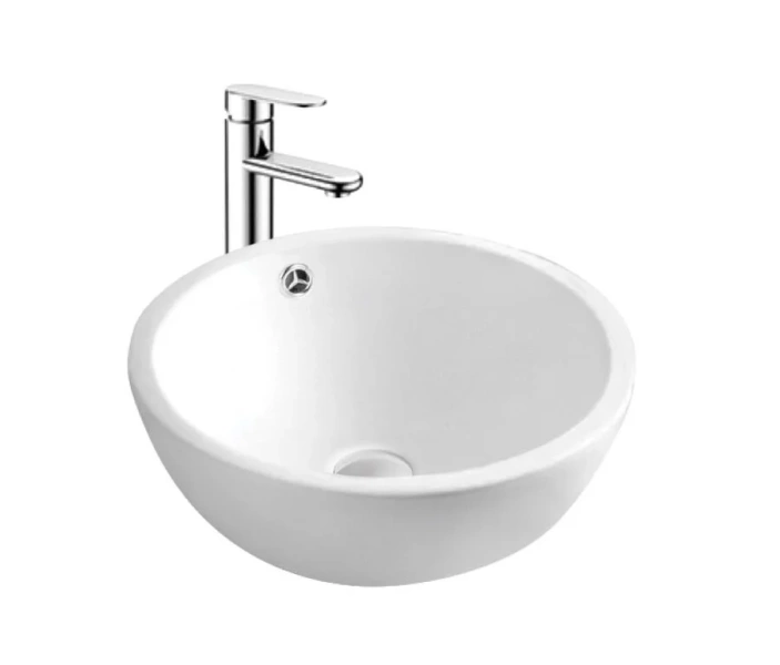 Раковина Акватек 44 см на столешницу белая AQ5354-00 (детальная фотография)