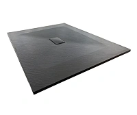 Душевой поддон WasserKRAFT Elbe 120x100 см черный