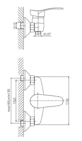 Раковина Ceramica Nova Aura 60 см накладная CN2001 (детальная фотография), современные, hi-tech