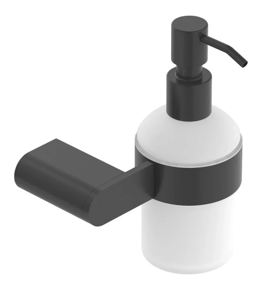 Дозатор для мыла Cezares Stylus черный матовый STYLUS-SOIS-V-NOP (детальная фотография)