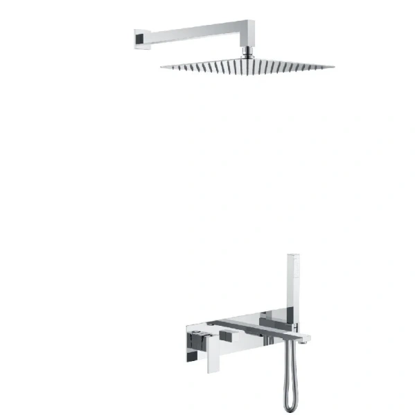 Душевой комплект Boheme Qubic хром 474-CR (детальная фотография)