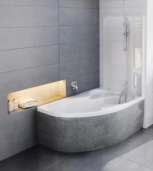 Ванна акриловая Ravak Rosa II 160х105 см левая CM21000000 (детальная фотография), угловые