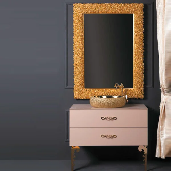 Раковина Ceramalux MNC 45,5 см прямоугольная  548 (детальная фотография), в форме чаши, прямоугольной формы