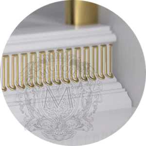 Душевой поддон Migliore 105х105 см декор белый 24482 (детальная фотография)