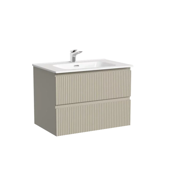 Тумба под раковину подвесная Sancos Snob R 70 см Beige Soft SNR70CE (детальная фотография)