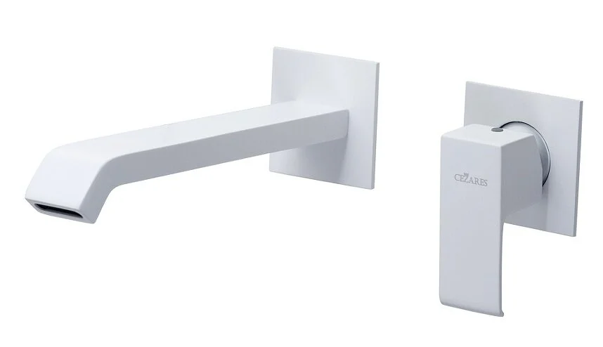 Смеситель для раковины Cezares Porta белый матовый PORTA-BLI2-BIO (детальная фотография)