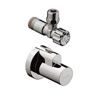 Угловой вентиль Hansgrohe хром