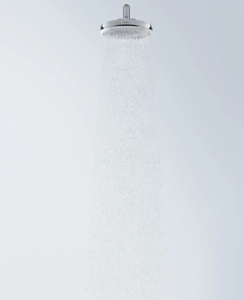 Верхний душ Hansgrohe Crometta 26576 тип струи Rain (детальная фотография), верхние души index_1