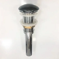 Донный клапан Comforty графит матовый