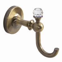 Крючок для ванной, бронза, Art&Max Antic Crystal