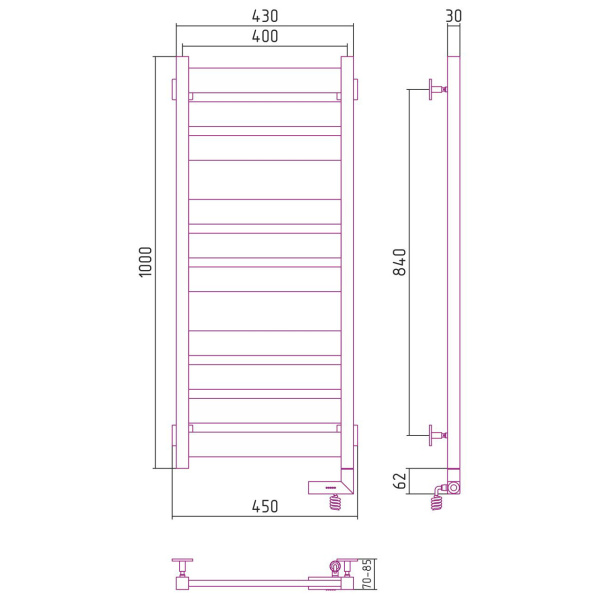 Схема (детальная фотография), настенные
