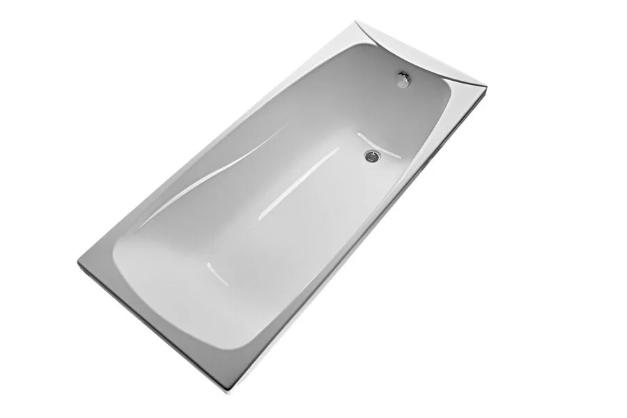 Акриловая ванна Eurolux Троя E1017075040, 170 х 75 см, белая (детальная фотография), прямоугольные