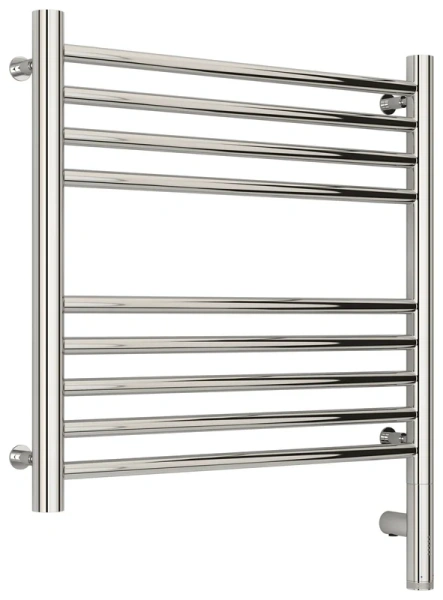 Полотенцесушитель электрический Сунержа Богема 3.0 50х50 см правый без покрытия 00-5805-5050 (детальная фотография), хром