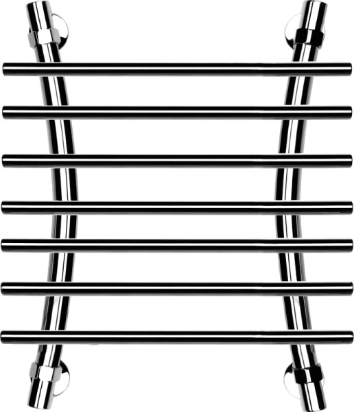 Полотенцесушитель водяной Ника Bamboo 60x60 см хром ЛБ 8 60/60 (детальная фотография)