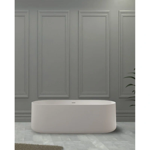 Ванна из искусственного камня Abber Stein 170х75 см отдельностоящая AS9607 (детальная фотография)