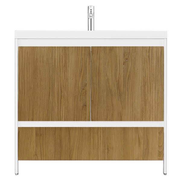 Тумба под раковину напольная Velvex Klaufs 88 см белая/шатане tnKLA.90.2D.1Y-617.216 (детальная фотография)