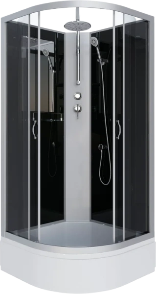 Душевая кабина Niagara Classic 100x100 см стекло тонированное 35021434BKT (детальная фотография), в наличии