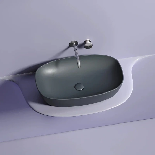 Раковина Ceramica Nova Element 60 см темный антрацит CN6049MDH (детальная фотография), другие