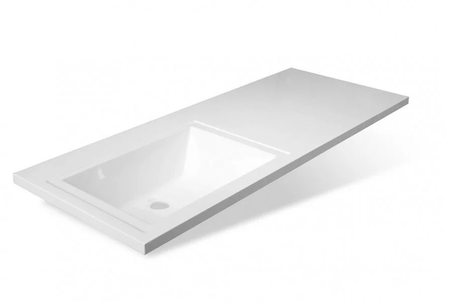 Тумба под раковину подвесная Style Line Даллас 68 см белая СС-00002352 (детальная фотография), 70 см