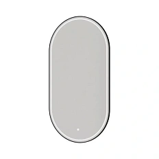 Зеркало с подсветкой Boheme 60 см черное матовое