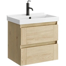 Тумба с раковиной подвесная Aqwella Astrid AST0106DD 60 см с ящиками