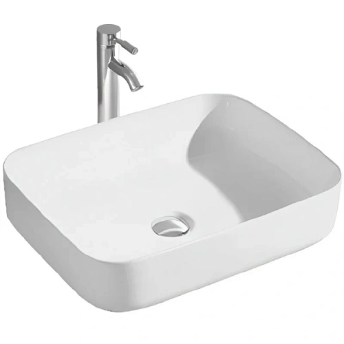 Раковина Акватек Вега 50 см белая матовая - фото 1