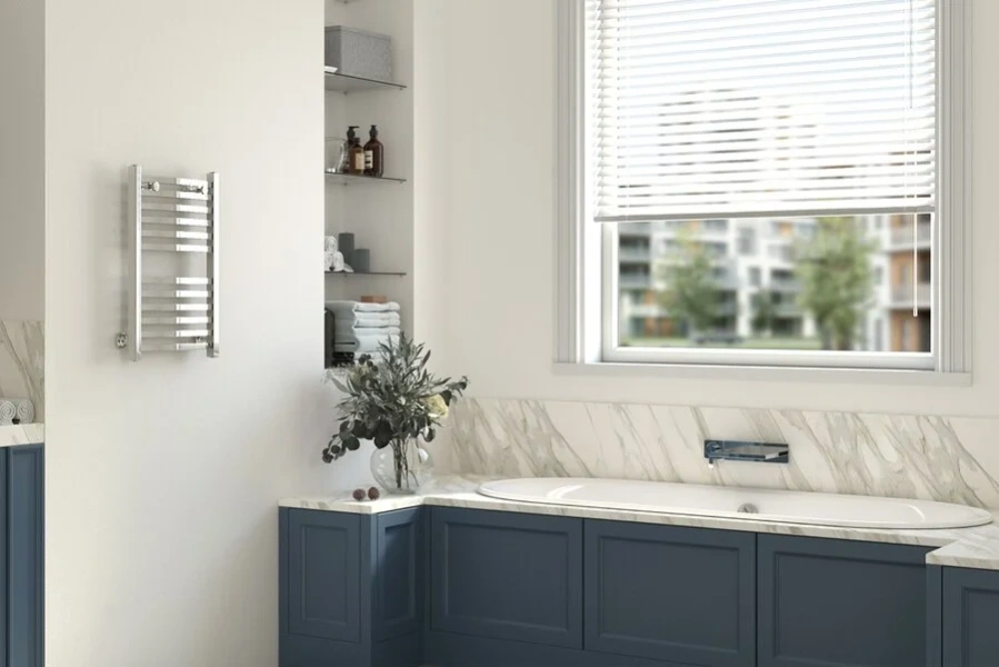 Полотенцесушитель водяной Сунержа Аркус 40х60 см без покрытия 00-0251-6040 (детальная фотография), хром