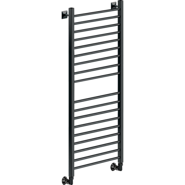 Полотенцесушитель водяной Ника Modern 100x50 см черный матовый ЛМ 2 100/50 черн мат (детальная фотография)