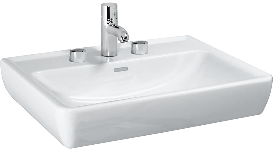 Раковина Laufen Pro 8.1895.3.000 65 см белая (детальная фотография)