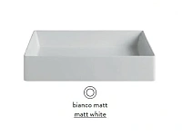 Раковина Artceram Scalino 38 см белая матовая