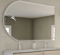 Зеркало с подсветкой Cezares 120 см с увеличительным зеркалом