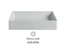 Раковина Artceram Scalino 38 см белая матовая