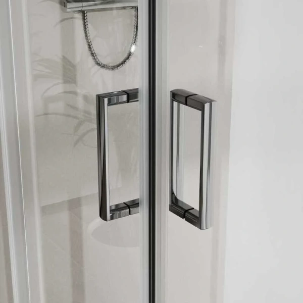 Душевой уголок Vincea City 90х90 см профиль хром, стекло прозрачное VSS-5CT900CL (детальная фотография), современные, hi-tech