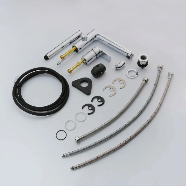 Смеситель для ванны Акватек Ника хром AQ1848CR (детальная фотография), хром