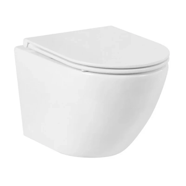 Унитаз подвесной BelBagno Sfera-R с сиденьем из дюропласта BB046CHR/SC (детальная фотография)