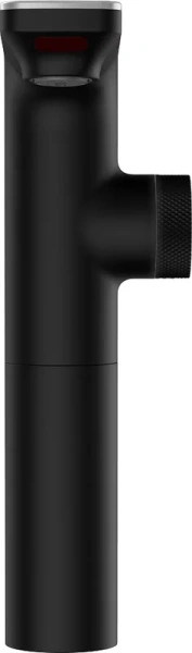 Смеситель для раковины BERGES Morans черный матовый 076004 (детальная фотография), высокие, из латуни, округлая форма, сенсорные от батареек