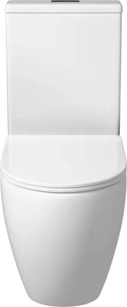 Унитаз компакт Grossman безободковый GR-4446SQ (детальная фотография), с горизонтальным, прямым выпуском, с прямым выпуском