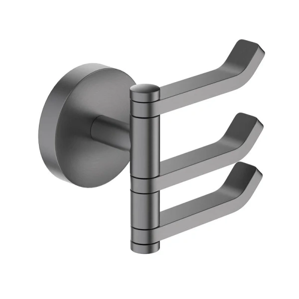 Крючок для ванной Акватек Бетта оружейная сталь AQ4632BGM (детальная фотография)