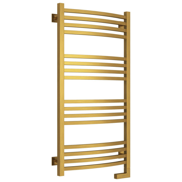 Полотенцесушитель электрический Сунержа Аркус 2.0 100х50 см состаренная латунь, тэн правый 051-5605-1050 (детальная фотография)