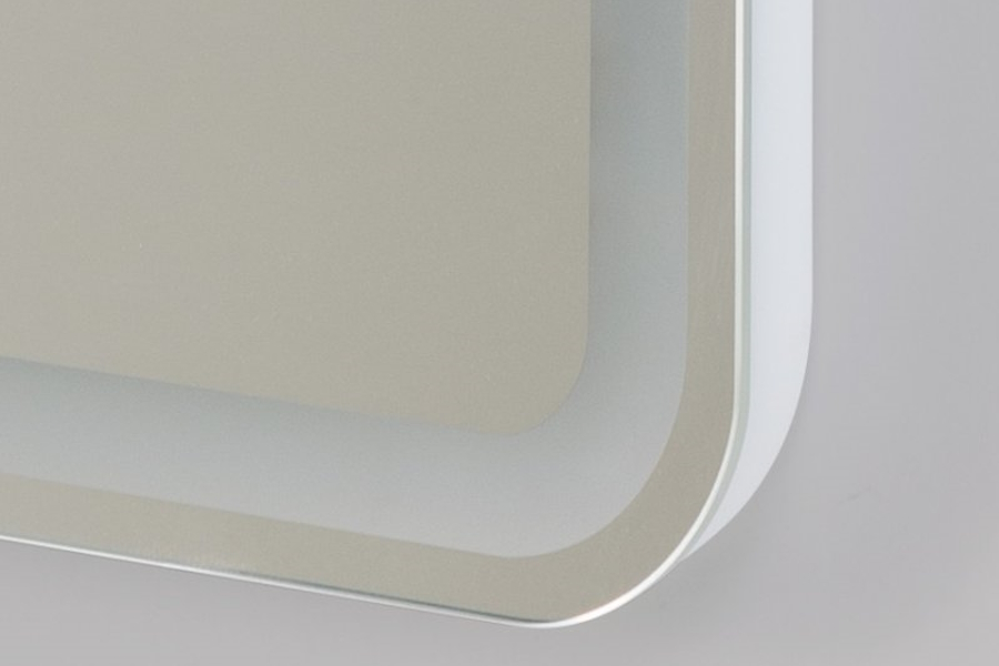 Зеркало с подсветкой BelBagno Spc 80 см с линзой SPC-MAR-800-800-LED-TCH-LNZ (детальная фотография), в наличии