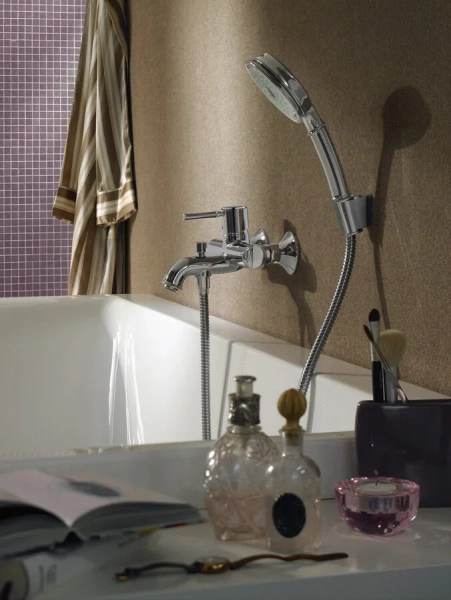 Смеситель для ванны Hansgrohe Talis S хром 32420000 (детальная фотография), современные, hi-tech