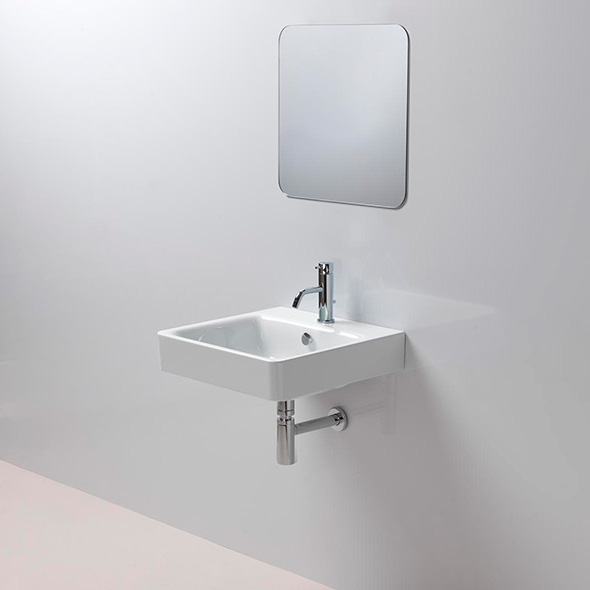 Раковина GSI Sand 9085 (детальная фотография), подвесные, пристенные