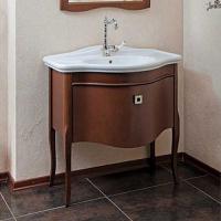 Тумба для раковины, цвет орех матовый, фурнитура хром, La Beaute Nicole