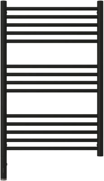 Полотенцесушитель электрический Сунержа Богема 3.0 50х80 см левый черный матовый 31-5804-8050 (детальная фотография), черный
