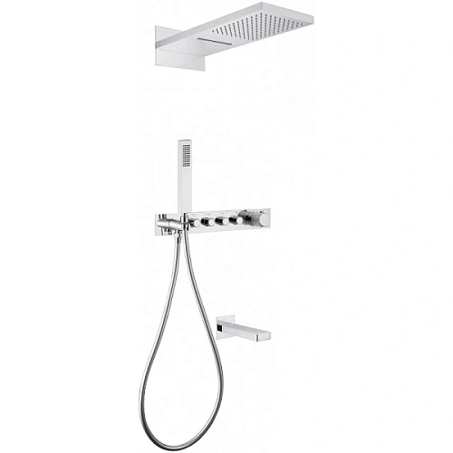 Душевой комплект Abber Rund хром - фото 1