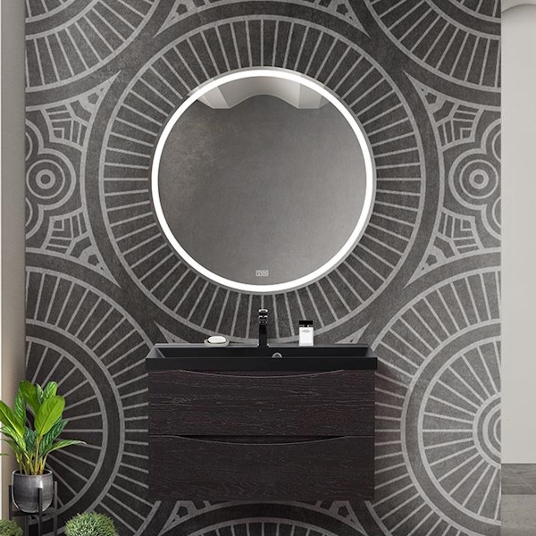 Тумба под раковину подвесная BelBagno Marino 80 см Rovere Cioccolato Amaro MARINO-800-2C-SO-RCA-P (детальная фотография), нет в наличии