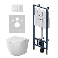 Унитаз с инсталляцией Am.Pm Like белый